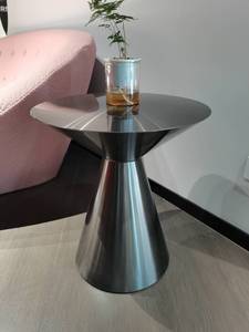 Hot Sale New Design <strong>Gold</strong> <strong>Side</strong> <strong>Table</strong> Modern Golden Stainless Steel <strong>Round</strong> <strong>Side</strong> <strong>Table</strong> - Product Image 6