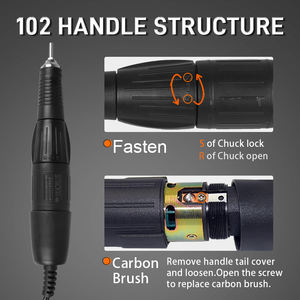 Strumenti elettrici per la lucidatura a mano per la produzione di gioielli macchina lucidatrice per unghie micromotori per Gel acrilico - Product Image 3