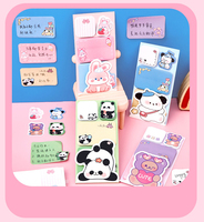 Kawaii Animal Notes autocollantes étudiant décoration autocollant mignon autocollant bloc-notes papeterie article fournitures scolaires