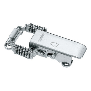 Takigen C-1546-3 Locking <b>Spring</b> Hook And Button Lock Fastener Stainless Steel <b>Door</b> Application - Product Image 1