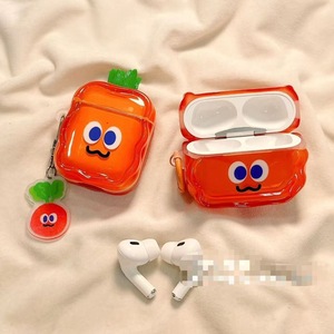 Convient pour l'étui AirPods 4, design mignon de carotte avec pendentif en forme de carotte, coque de protection intégrale antichoc pour écouteurs - Product Image 2