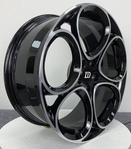 Llantas forjadas personalizadas 5x112 de 18, 19 y 20 pulgadas, llantas de aleación con cara de máquina negra brillante 8 9J para <span class=keywords><strong>Alfa</strong></span> <span class=keywords><strong>Romeo</strong></span> <span class=keywords><strong>Giulia</strong></span> Stelvio <span class=keywords><strong>GTAM</strong></span> - Product Image 2