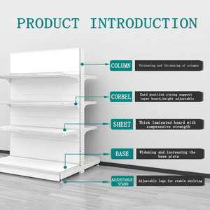 <span class=keywords><strong>Scaffali</strong></span> metallici regolabili <span class=keywords><strong>per</strong></span> impieghi gravosi <span class=keywords><strong>per</strong></span> la vendita al dettaglio di supermercati negozio di alimentari di alimentari durevole ed economicamente - Product Image 5