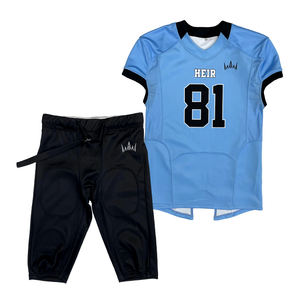 Uniforme de football américain personnalisé équipe club broderie design maille impression maillot de football ensemble - Product Image 1