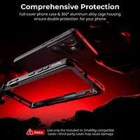 Support de téléphone en alliage d'aluminium 5254 compatible S25 Ultra, avec fixation rapide T-Mount, adaptateur de filtre pour plaque arrière d'objectif, pour vidéo mobile