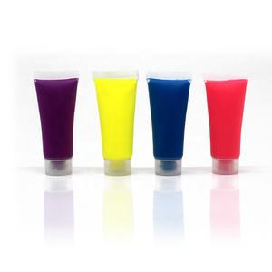 طلاء للوجه والجسم بالأشعة فوق البنفسجية/النيون، 6 زجاجات (10 مل لكل منها) بألوان زاهية - Product Image 3