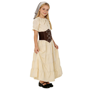 Disfraz de Pirata Vikinga para Niñas, Traje Medieval para Juego de Roles, Cosplay, Vestido para Halloween - Product Image 4