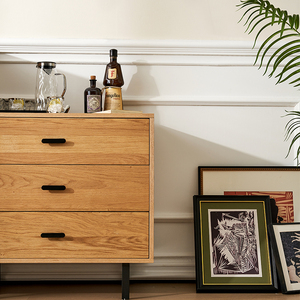 Modern Design 3 <b>Drawers</b> Wooden Living Room <b>Storage</b> Cabinet Modular Eco-Friendly Large Capacity Side Table Modern Wooden Manufact - Product Image 6