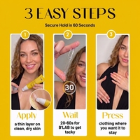 Colle corporelle liquide pour robe de mode, adhésif corporel en roll-on à tenue forte, respectueux de la peau, hypoallergénique et résistant à la transpiration