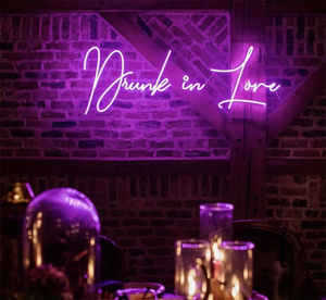 Koncept Envío Directo 20 pulgadas Borracho enamorado letrero de neón LED Luz de neón Publicidad Letrero de neón LED personalizado - Product Image 2