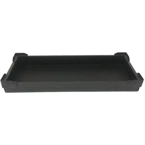 Excellent Factory Sale Black PP Polypropylene Corrugated Plastic Tray Box With Frame