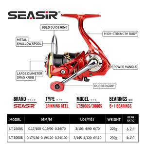 Moulinet pour canne à <span class=keywords><strong>pêche</strong></span> et moulinet pour eau salée - Product Image 2