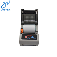 Printer baterai 2 inci, Printer pencetak Label termal Mini portabel 58mm untuk ponsel dengan pemotong otomatis