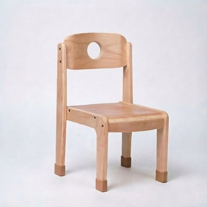 Sedia in Legno Impilabile per Bambini, Arredamento Montessori per Asili, Scuole Materne <span class=keywords><strong>e</strong></span> Aule di Scuola dell'Infanzia - Product Image 2