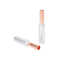 Tubo de conexión bimetálico de cobre y aluminio GTL/conector medio/conectores de terminal de crimpado de cable bimetálico