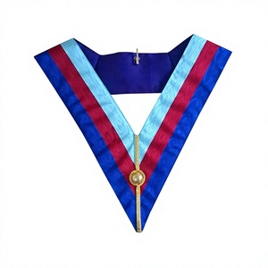 Collier de chapitre Royal Arch de Grand Rang, style artisanal, pour usage quotidien, avec manchette - Product Image 1