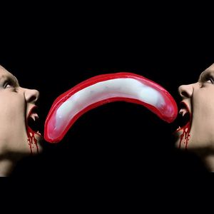 Cosplay Vampire Dentures <b>Vinyl</b> Toy Halloween Terrifying Accessories Props Decoration Beweglich - Product Image 4