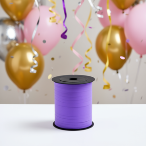 Cinta Morada Mate 500m Decoraciones para Fiestas Bolsa de 3 Piezas - Product Image 3