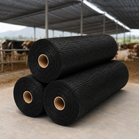 Rouleau de filet d'ombrage en HDPE personnalisé, résistant aux UV, en maille tricotée pour abri de bétail, poulailler et enclos à volailles