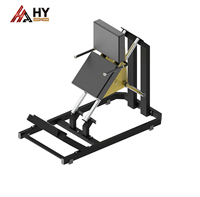 HY-DFH05 Appareil Commercial de Musculation des Jambes : Rack de Squat et Machine à Soulever les Mollets Assis, en Acier Robuste et Sûr, avec Fonction de Frappe Arrière