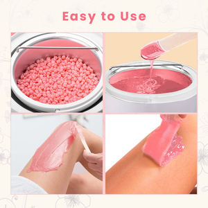 Lifestance Nhãn Hiệu Riêng Hữu Cơ Tóc Loại Bỏ Sáp 100G 300G 500G 1000G Sáp Cứng Đậu Sáp Tẩy Lông Hạt - Product Image 5