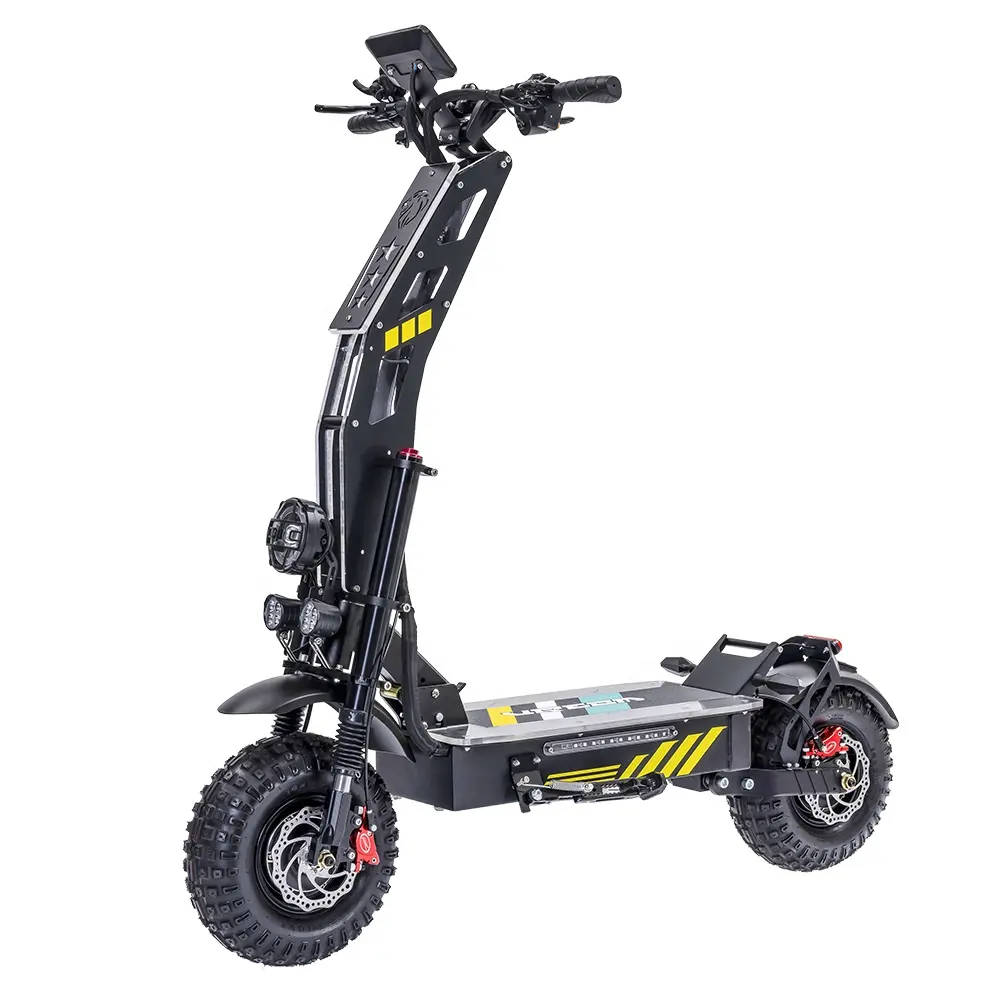 2023 HEZZO Xe Điện Nhà Kho Châu Âu Mỹ Lốp Đặc 14 Inch Hợp Kim Nhôm Ứng Dụng Thông Minh Off-Road Mạnh Mẽ 8000W 60V 40AH Người Lớn