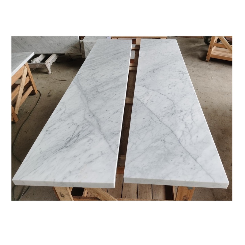 Natural Carrara White Marble Polished Modern