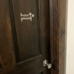 Vinilo Adhesivo Personalizado <span class=keywords><strong>para</strong></span> Puerta con Patas <span class=keywords><strong>de</strong></span> Mascotas, Letras Decorativas <span class=keywords><strong>para</strong></span> Puerta <span class=keywords><strong>de</strong></span> Bienvenida <span class=keywords><strong>para</strong></span> Niños y Familia, Adhesivo Decorativo <span class=keywords><strong>para</strong></span> Pared - Product Image 5