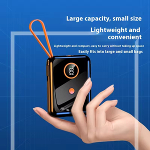 Power Bank Portatile Wireless Mini da 10000mAh con <span class=keywords><strong>Ricarica</strong></span> Super Veloce PD 22.5W e Cavo di <span class=keywords><strong>Ricarica</strong></span> Integrato per Uso Quotidiano - Product Image 3