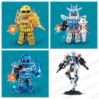 Set de Bloques de Construcción de Robots DIY al por Mayor, Kit Educativo Económico para Niños, Regalos para Fiestas de Cumpleaños, Rellenos para Bolsas de Regalo