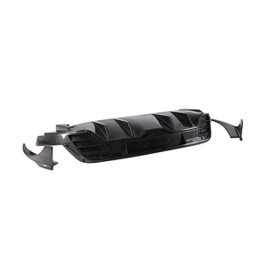 Vendita diretta dalla fabbrica paraurti per auto in fibra di carbonio a secco diffusore con labbro posteriore splitter per Porsche Taycan/Cross Turismo - Product Image 3