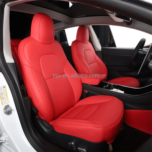 ปลอกหุ้มเบาะรถยนต์แบบสั่งทำพิเศษสำหรับ Tesla Model Y/3/S/X Highland/Juniper ปลอกหุ้มเบาะรถยนต์หรูหรา ระบายอากาศได้ดี ผลิตจาก PVC กันน้ำ หนัง Napa - Product Image 3