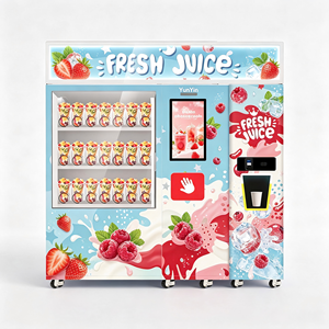 Distributeur automatique de smoothies surgelés 24h/24, 48 compartiments, avec surveillance à distance, pour salles de sport, campus, hubs de <span class=keywords><strong>transport</strong></span> et lieux publics - Product Image 1