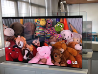 Pantalla Táctil Capacitiva Inteligente OLED Ultrafina de 55 Pulgadas Tongheng, 1920x1080, Alta Definición, para Ferias Comerciales Digitales