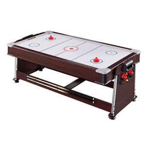 <span class=keywords><strong>Table</strong></span> de jeu multifonction 4-en-1 : billard, <span class=keywords><strong>hockey</strong></span> sur <span class=keywords><strong>air</strong></span> et tennis de <span class=keywords><strong>table</strong></span> avec matériau MDF - Product Image 3