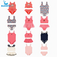 Zwempakjes voor peuters, nieuwe zomercollectie, op maat gemaakte merkkleding, Hawaiiaanse babykleding, kinderbadkleding met bloemenprint, kinderzwempakjes, schattige bikini's