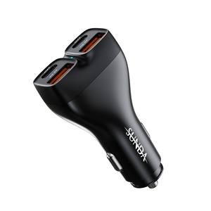 <span class=keywords><strong>Chargeur</strong></span> de <span class=keywords><strong>voiture</strong></span> SUNDA <span class=keywords><strong>4</strong></span>-en-1 à <span class=keywords><strong>4</strong></span> ports 102W, charge rapide, multi-protocoles PD QC compatible, adaptateur allume-cigare 12V-24V, vente en gros - Product Image 1