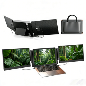 Pantalla Extendida para Portátil 1080P al por Mayor, Monitor Portátil Triple para Portátil, Conexión Tipo-C Plug and Play, Compatible con Portátiles de 13.3 a 17 Pulgadas - Product Image 1