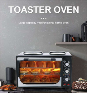 فرن تجاري منزلي 35 لتر ، فرن مدمج للبيتزا والميكروويف ، مقلاة هوائية للخبز ، طباخ غاز كهربائي للخبز والمخبوزات - Product Image 5