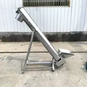 Directe Verkoop Feed Hopper Helling Schroef Transportband Voor Poeder Graan Mijnbouw Schroef Auger Feeder