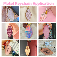 Porte-clés Personnalisés Type Hôtel/Motel, Affirmation Positive, Optimisme, Cadeau La Gentillesse Est Magique, Les Belles Choses, Adoptez Votre Magie, Amour de Soi