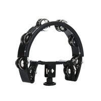 Tambourine Direct Manufacturers Selling Half-Moon Percussion Instrument Power Tambourine for Adults