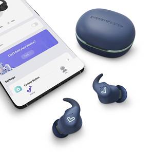 หูฟังอารีน่า สปอร์ตส์ -เทคโนโลยีบลูทูธ 5.3, TWS, Secure-Fit+, IPX5, แอป E-Smart Connect สีฟ้า / สีขาว - Product Image 2