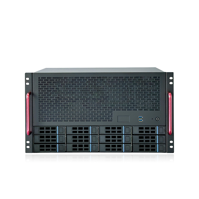 OEM JMCD 12S4 Server NAS Network Attached Storage, 12G Backplane ATX NAS Chassis, Rackmount Server for Businesses Organizations