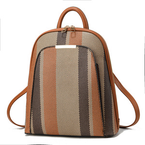 High Quality Women <b>Backpack</b> <b>Purse</b> Fashion Pu Leather Large Designer Travel Bag Ladies Shoulder Bags - Product Image 3