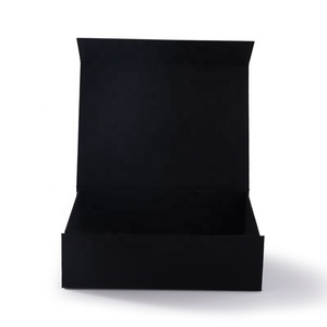 High Quality Custom Logo UV Gift <b>Box</b> Black <b>Foldable</b> Cardboard Glossy Lamination Magnets for Candle Packaging Made Recycled - Product Image 5