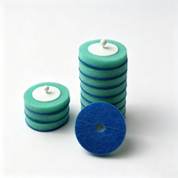 Têtes de brosse de toilette jetables multicolores personnalisables en éponge, en stock