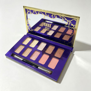 Emballage personnalisé pour palette de maquillage, motif grille violette royale, élégant, prêt à la vente, pour coffret cadeau beauté, emballage cosmétique, boîte en papier - Product Image 2