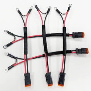 PPフレキシブルプラスチックチューブ配線ハーネスカスタム端子付き自動車用コネクタ - Product Image 1