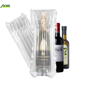 Inflatable Wine Bottle Shipping Packaging 65um Thick <strong>Air</strong> Cushion Protector <strong>Bags</strong> for Safe Liquor Transportation with <strong>Air</strong> Pump